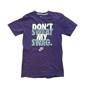 Nike Men’s Don’t Sweat My Swag Graphic T-Shirt Size Small